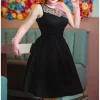 Dolly & Dotty Elizabeth 50's Swing Dress Black