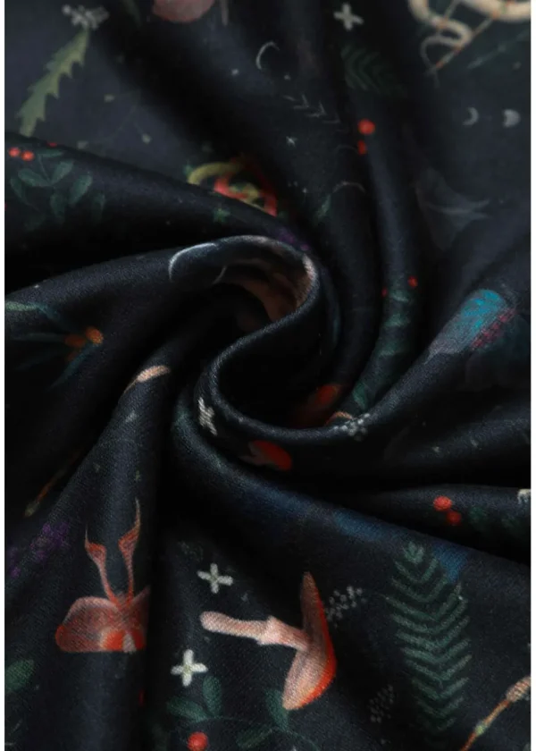 Dolly & Dotty Julia Mystic Flared Dress Dark Green