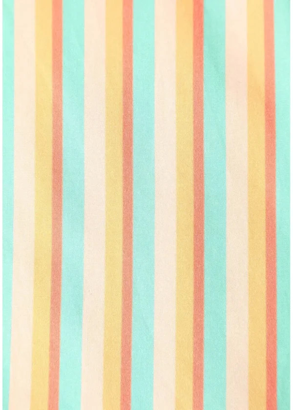 Dolly & Dotty Maverick Striped 50's Swing Dress Yellow