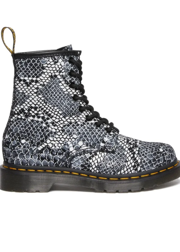 Dr. Martens 1460 Classic Boa Leather Boots Black