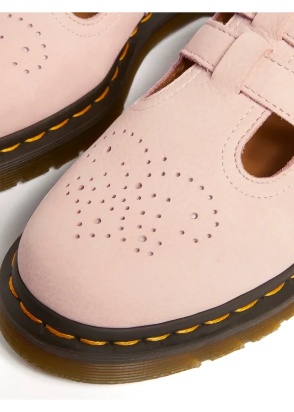 Dr. Martens 8065 Leather Mary Janes Shoes Powder Pink