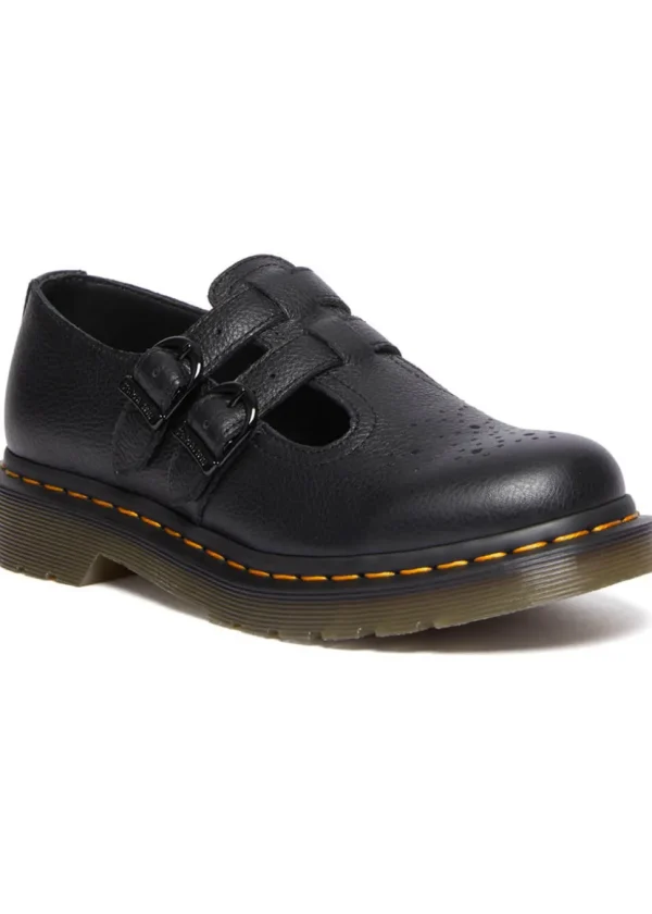 Dr. Martens 8065 Mary Jane Virginia Soft Leather Shoes Black