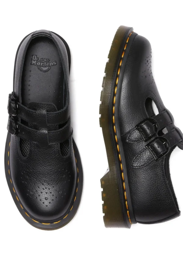 Dr. Martens 8065 Mary Jane Virginia Soft Leather Shoes Black