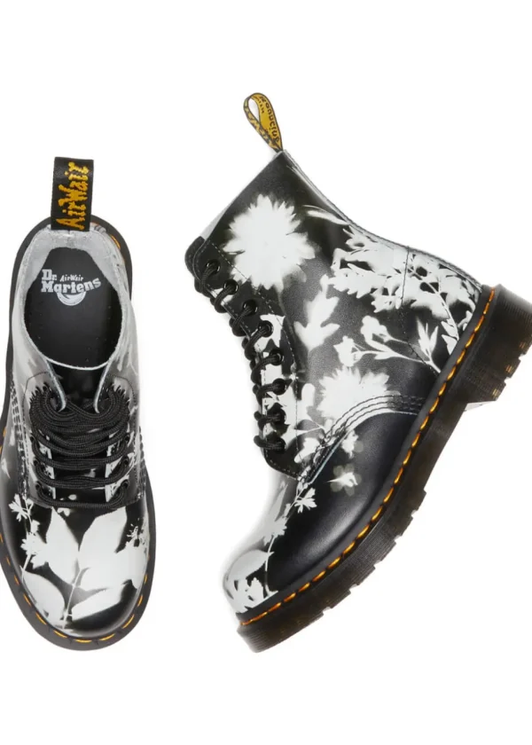 Dr. Martens 1460 Pascal Leather Boots Black White