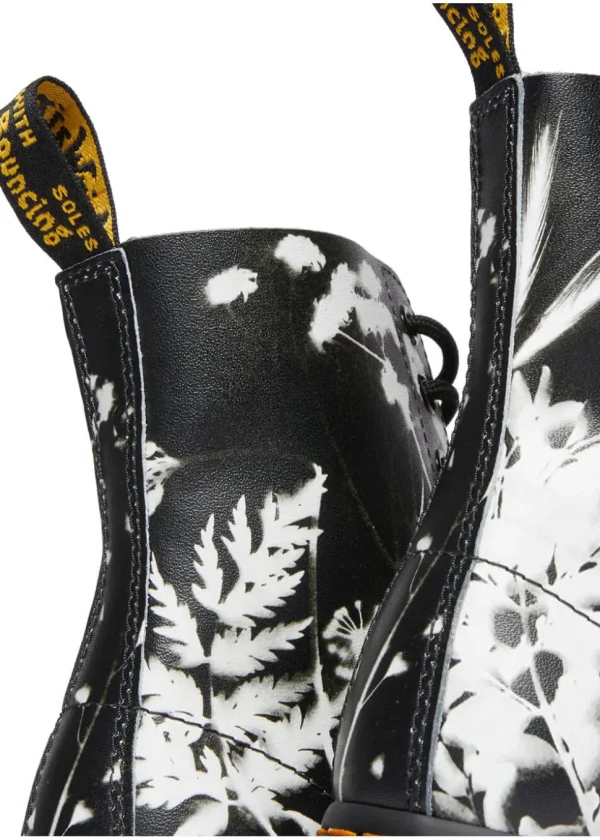 Dr. Martens 1460 Pascal Leather Boots Black White