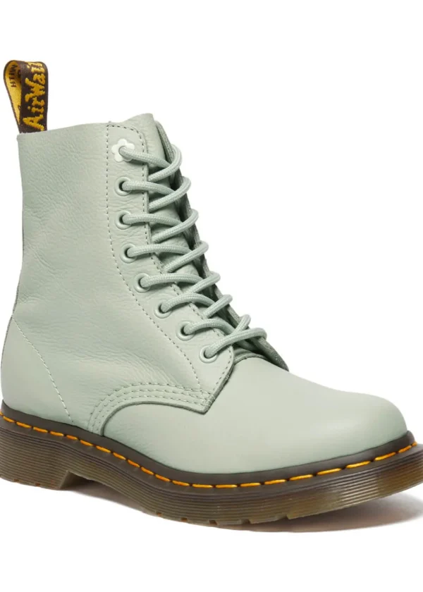 Dr. Martens 1460 Pascal Virginia Soft Leather Boots Sage Green