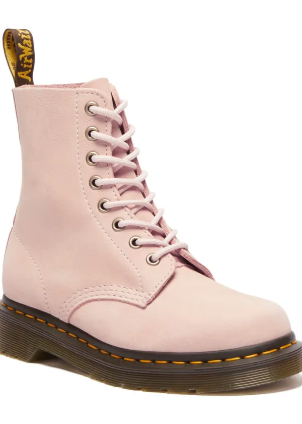 Dr. Martens 1460 Pascal Virginia Soft Leather Boots Powder Pink