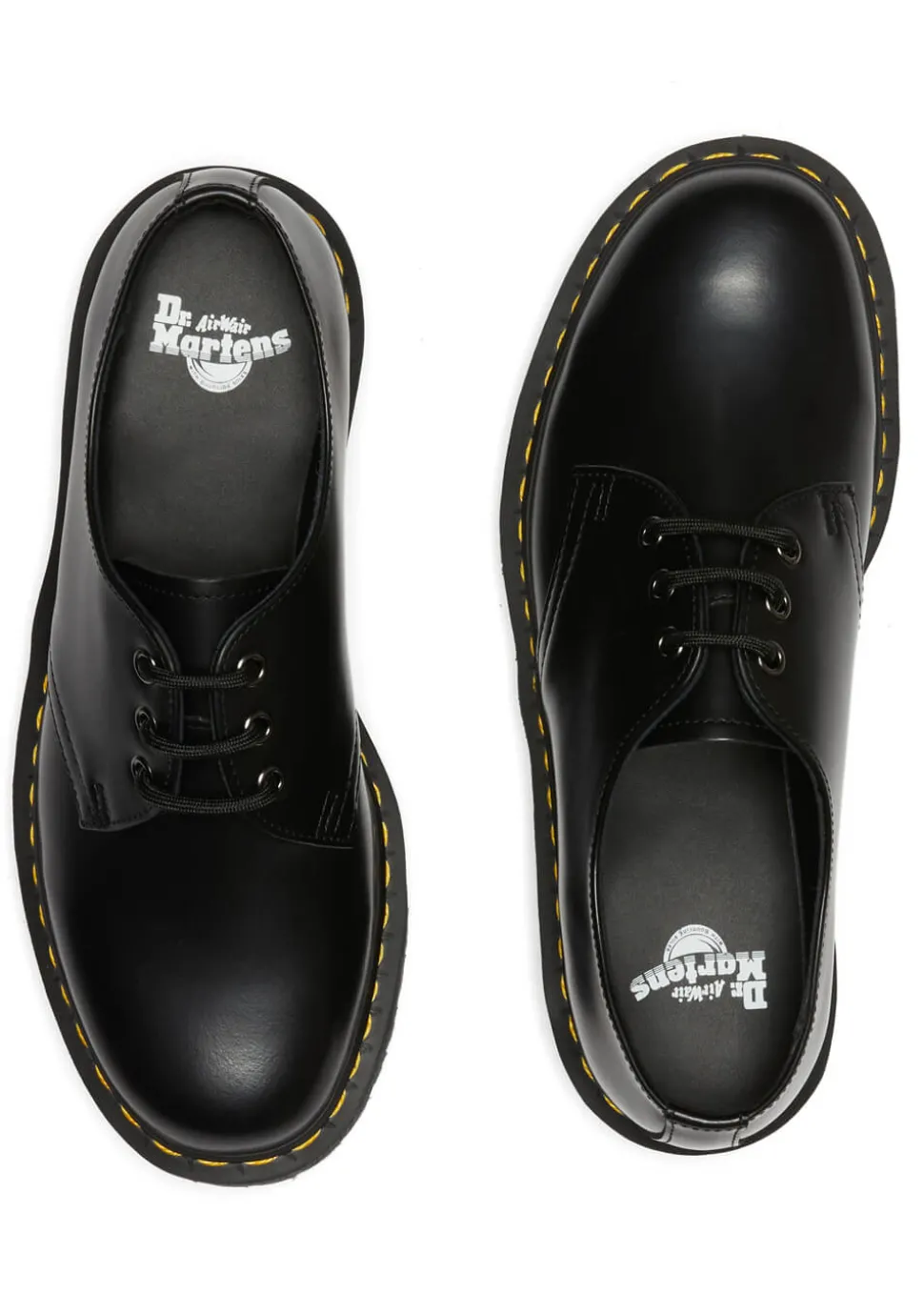 dr_martens__quad_polished_10.webp Dr. Martens 1461 Quad Polished Smooth Leather Platform Shoes Black