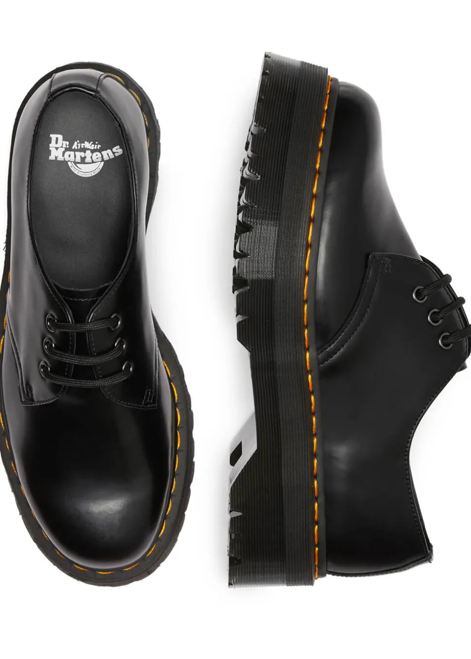 dr_martens__quad_polished_9.webp Dr. Martens 1461 Quad Polished Smooth Leather Platform Shoes Black
