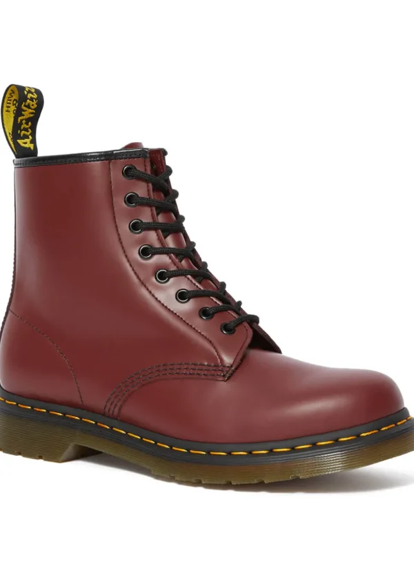 Dr. Martens 1460 Smooth Leather Boots Cherry Red