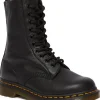 Dr. Martens 1490 Virginia Leather Boots Black