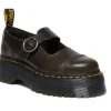 Dr. Martens Addina Orleans Leather Platform Shoes Dark Brown