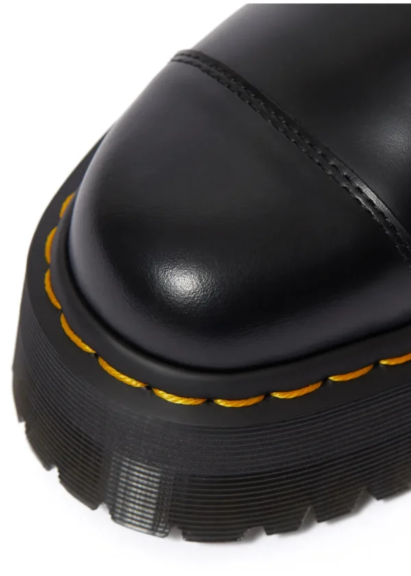 Dr. Martens Bethan Smooth Leather Platform Mary Jane Shoes Black