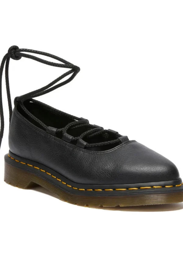 Dr. Martens Elphie II Virginia Leather Ballerinas Black
