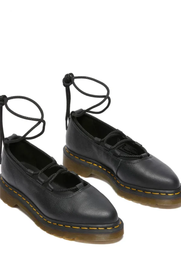 Dr. Martens Elphie II Virginia Leather Ballerinas Black
