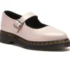 Dr. Martens Elphie Leather Ballerinas Powder Pink Gold
