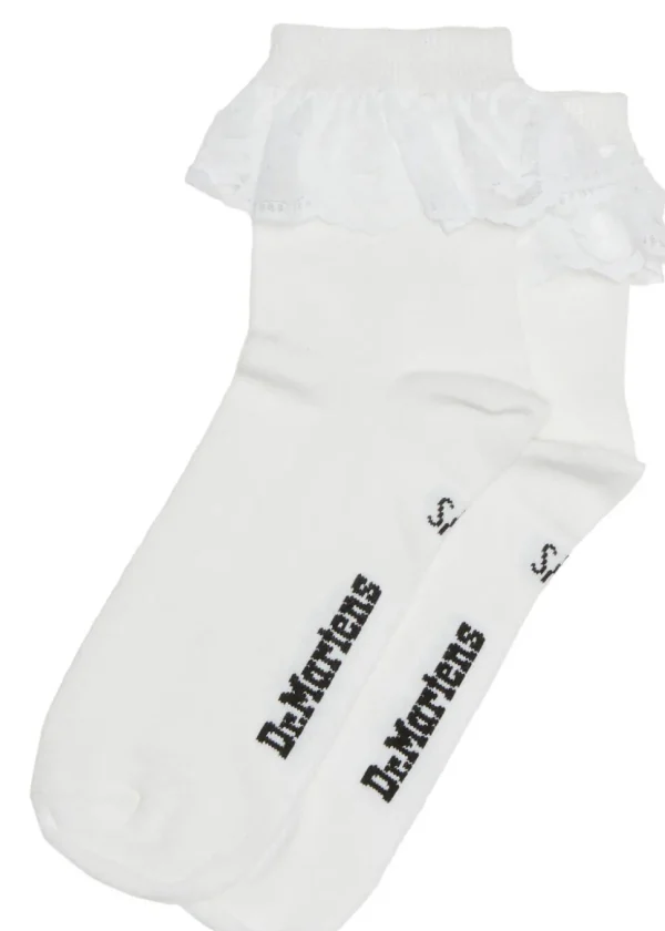 Dr. Martens Frill Lace Socks White