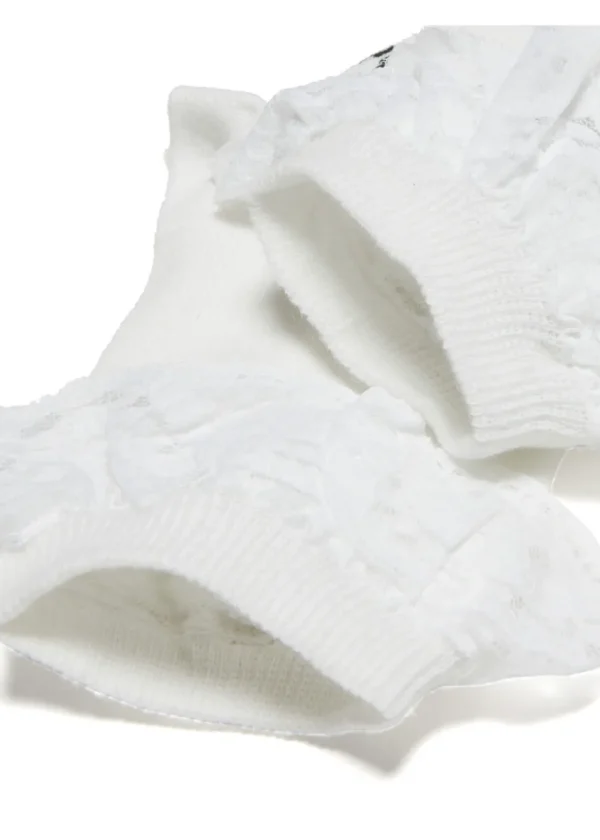 Dr. Martens Frill Lace Socks White