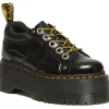 Dr. Martens 5i Quad Max Buttero Leather Platform Shoes Black