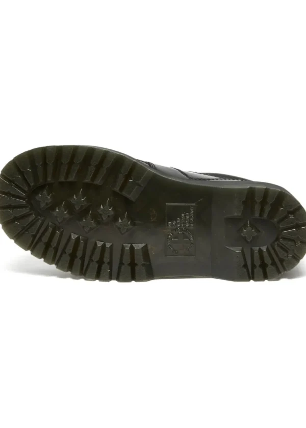 Dr. Martens 5i Quad Max Buttero Leather Platform Shoes Black
