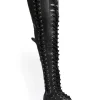 Dr. Martens 28i XTRM Max Platform Virginia Leather Boots Black