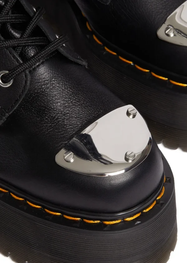 Dr. Martens 28i XTRM Max Platform Virginia Leather Boots Black