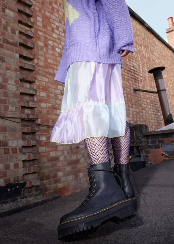 Dr. Martens Jadon lll Soft Leather Platform Boots Black