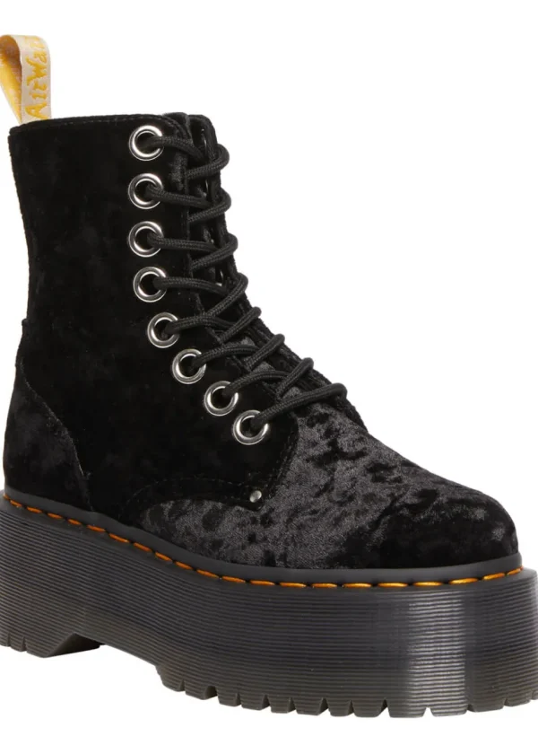 Dr. Martens Jadon Velvet Vegan Boots Black