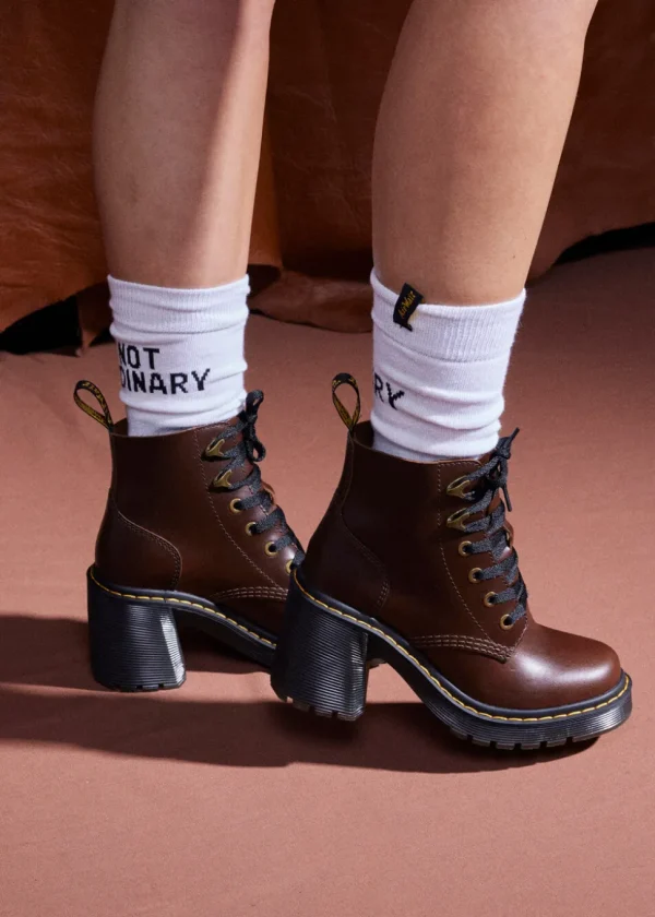 Dr. Martens Jesy Leather Ankleboots Dark Brown