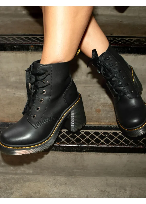 Dr. Martens Jesy Leather Sendal Ankleboots Black