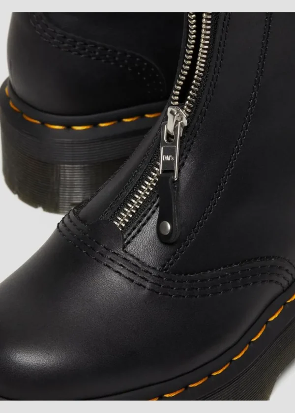 Dr. Martens Jetta Sendal Leather Platform Boots Black
