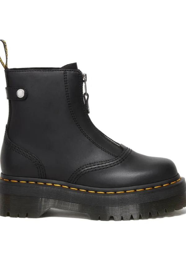 Dr. Martens Jetta Sendal Leather Platform Boots Black