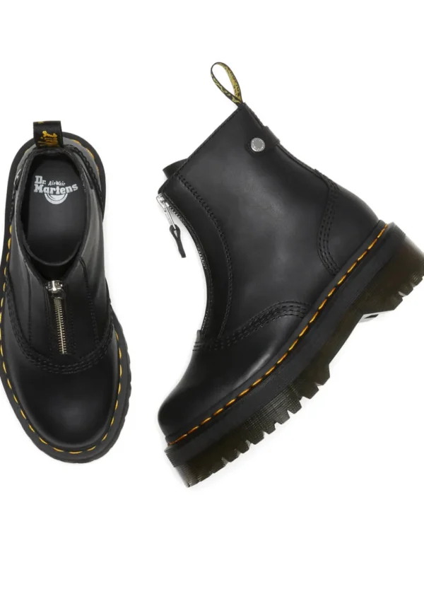 Dr. Martens Jetta Sendal Leather Platform Boots Black