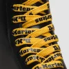 Dr. Martens Logo Laces Flat 8 Eyes Yellow and Black