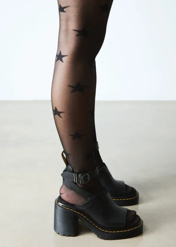 Dr. Martens Millee Sendal Leather Sandals Black