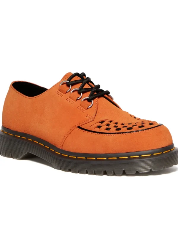 Dr. Martens Ramsey Suede Leather Creepers Orange