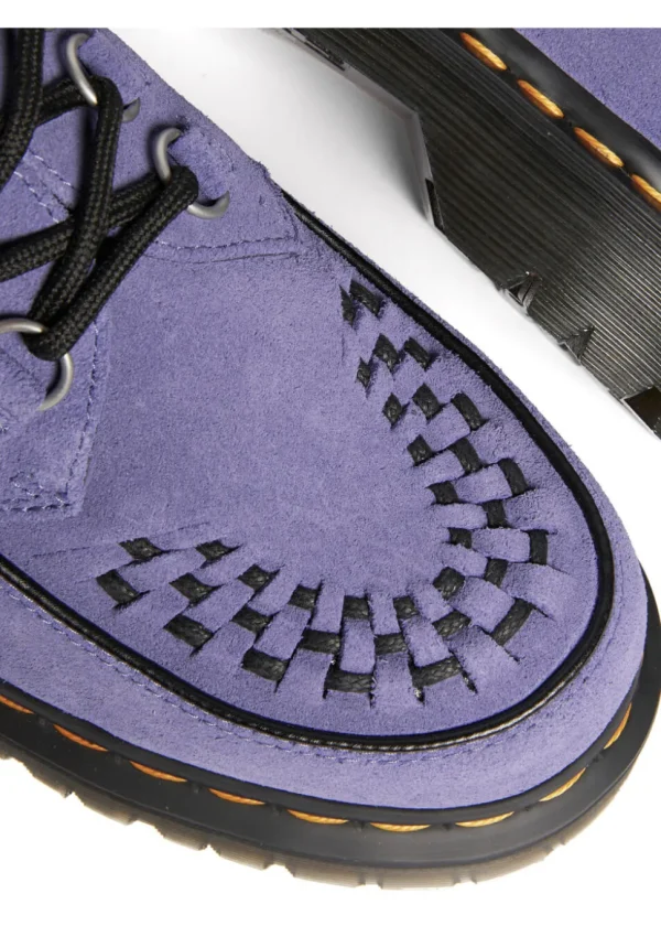 Dr. Martens Ramsey Suede Leather Creepers Purple