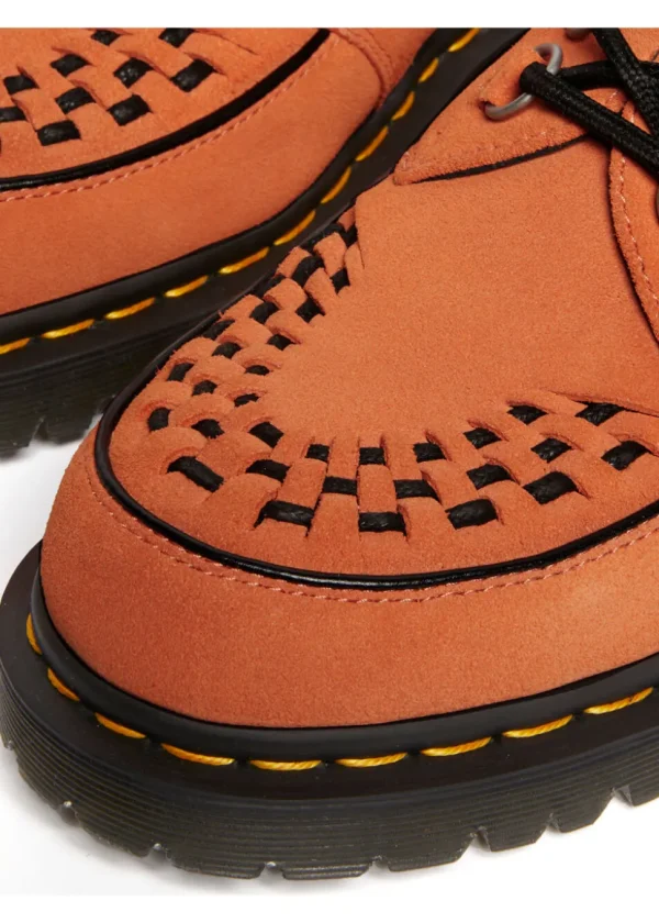 Dr. Martens Ramsey Suede Leather Creepers Orange
