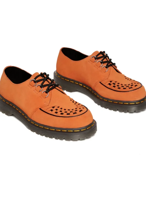 Dr. Martens Ramsey Suede Leather Creepers Orange
