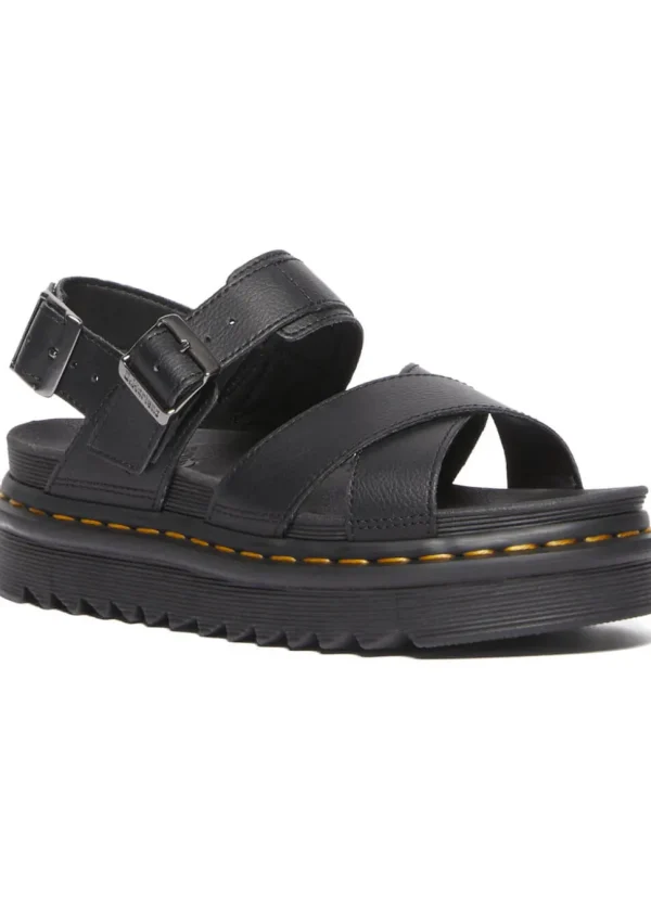 Dr. Martens Voss II Leren Sandals Black