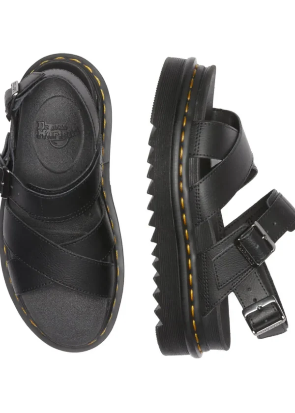Dr. Martens Voss II Leren Sandals Black
