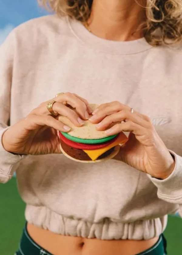 Eat My Socks Cheeseburger Socks