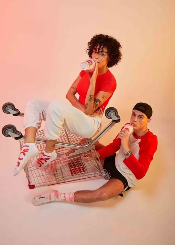 Eat My Socks Strawberry Smoothie 2 Pair Socks