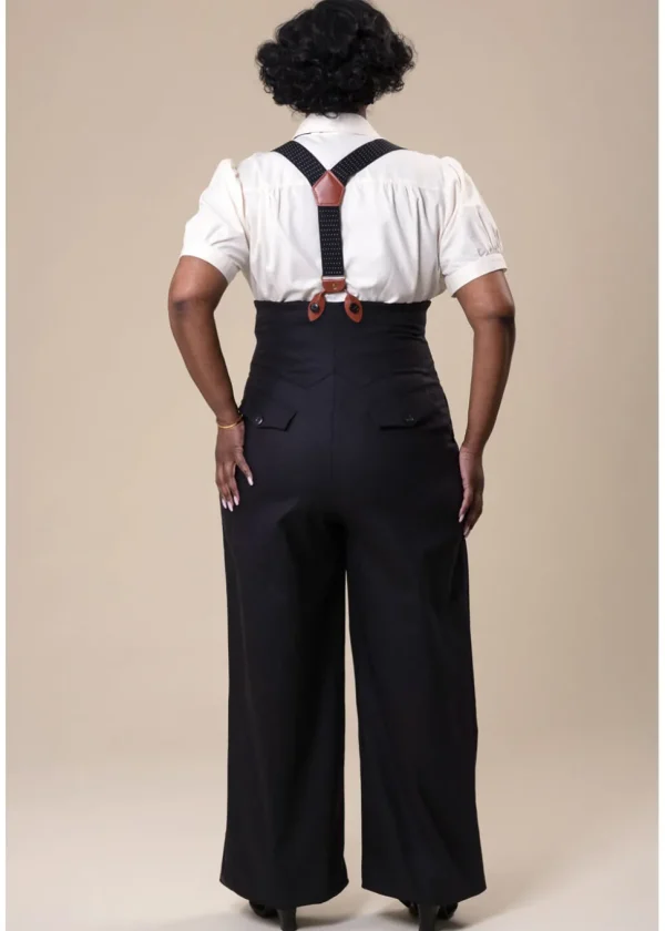 Emmy Design The Miss Fancy Pants Wool Trousers Black
