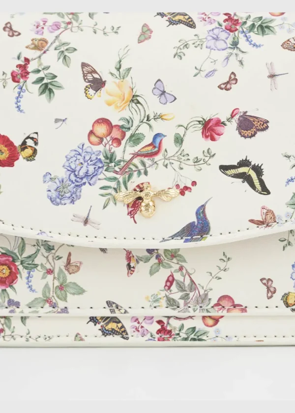 Fable England Alice Garden Butterfly Schoudertas Ivoor