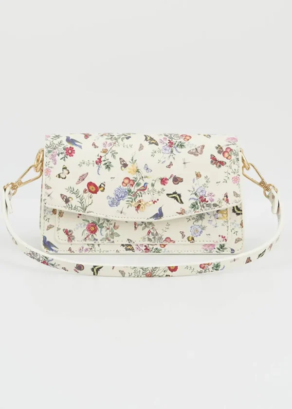Fable England Alice Garden Butterfly Schoudertas Ivoor