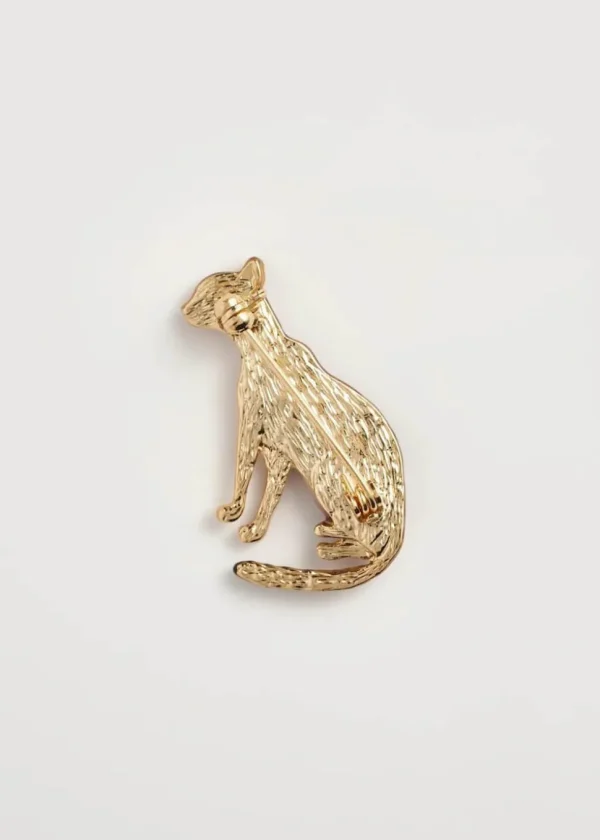 Fable England Bengal Brooch Brown