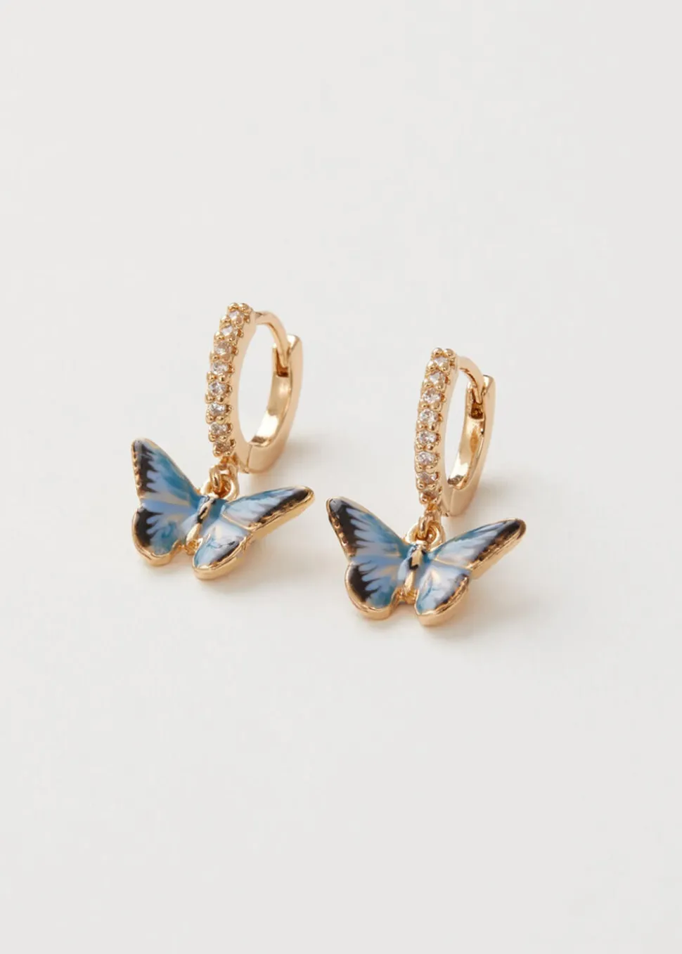 fable_england_blue_butter_0-5.webp Fable England Blue Butterfly Huggie Earrings