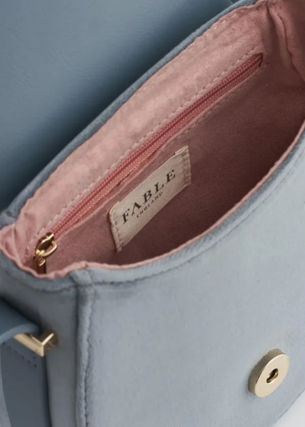 Fable England Blue Tit Saddle Bag Blue