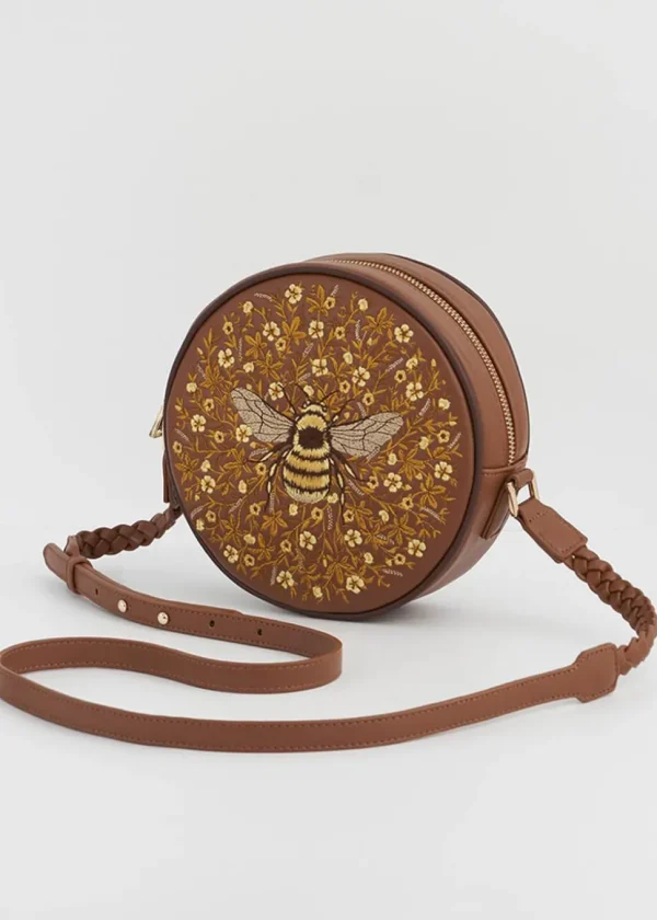 Fable England Bumble Circle Bag Brown